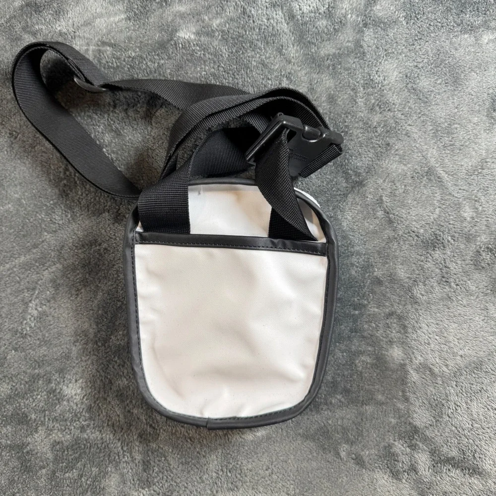 Herschel Supply Co x Joshua Vides Crossbody Shoulder Bag White Black Patch Small